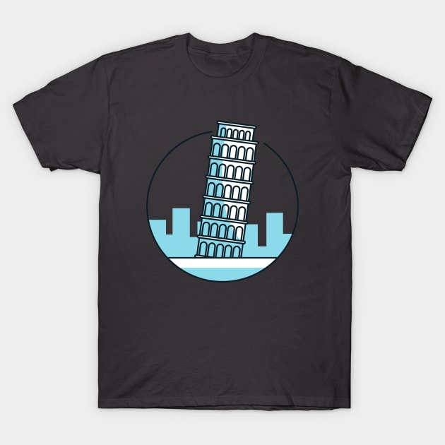 Pisa tower Italy T-Shirt by Travelite Design